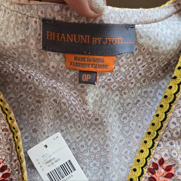 NWT Bhanuni by Jyoti for Anthropologie • Embroidered & Beaded Maximalist Maxi 0P - Picture 16 of 16
